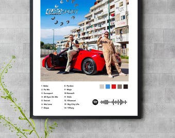 Azet & Dardan Poster – Eurosport Album Cover – Music Print A4 A3