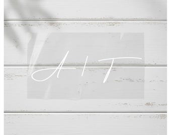 Personalized vinyl decal initial letters | Kapi Süsü | Kiz Evine Hosgeldiniz | Söz | Kiz Isteme | Dügün | Nişan | Welcome sign