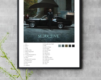 Luciano Poster – Seductive Album Cover – Music Print A4 A3