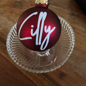 Personalized Christmas baubles | Christmas tree baubles | Christmas gift with name | Christmas tree baubles | Decoration | Free shipping
