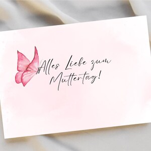 Loving Mother&#39;s Day card – postcard as a gift for mom on Mother&#39;s Day | Greeting card with heart for Mother&#39;s Day greetings