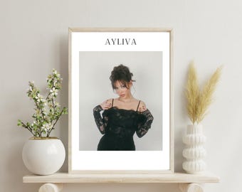 Ayliva Cover | In Liebe Ayliva | Poster | A4 / Musik Cover Wallart | Ayliva Poster - Fandesign - Fanposter - Deutschrap Poster
