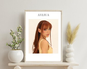 Ayliva Cover | In Liebe Ayliva | Poster | A4 / Musik Cover Wallart | Ayliva Poster - Fandesign - Fanposter - Deutschrap Poster