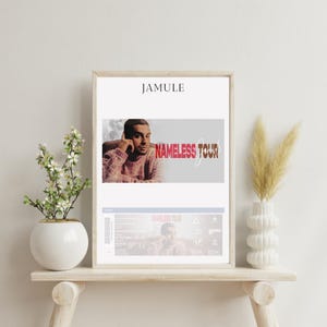 Jamule Cover | Tour Jamule | Poster | A4 / Musik Cover Wallart | Jamule Poster - Fandesign - Fanposter - Deutschrap Poster