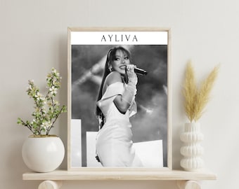 Ayliva Cover | In Liebe Ayliva | Poster | A4 / Musik Cover Wallart | Ayliva Poster - Fandesign - Fanposter - Deutschrap Poster