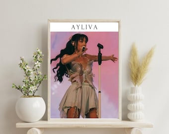 Ayliva Cover | In Liebe Ayliva | Poster | A4 / Musik Cover Wallart | Ayliva Poster - Fandesign - Fanposter - Deutschrap Poster