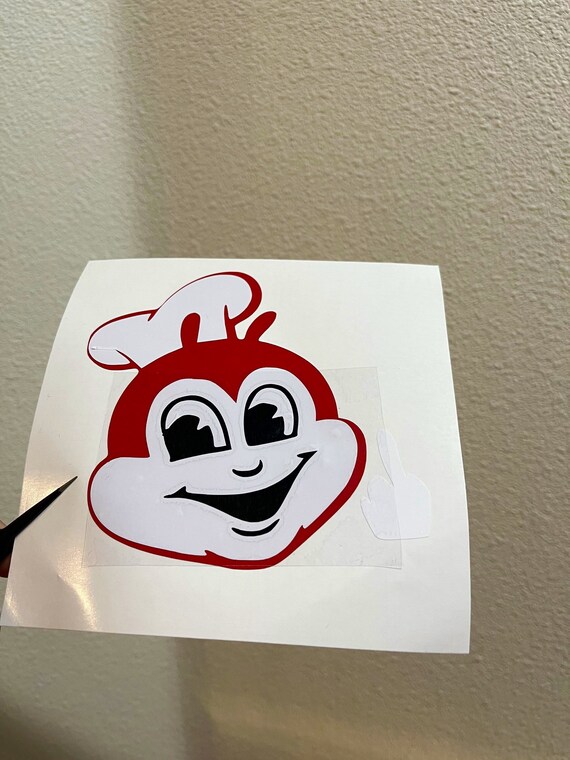 Jollibee Decal Sticker Jollibee Filipino Philippines Etsy