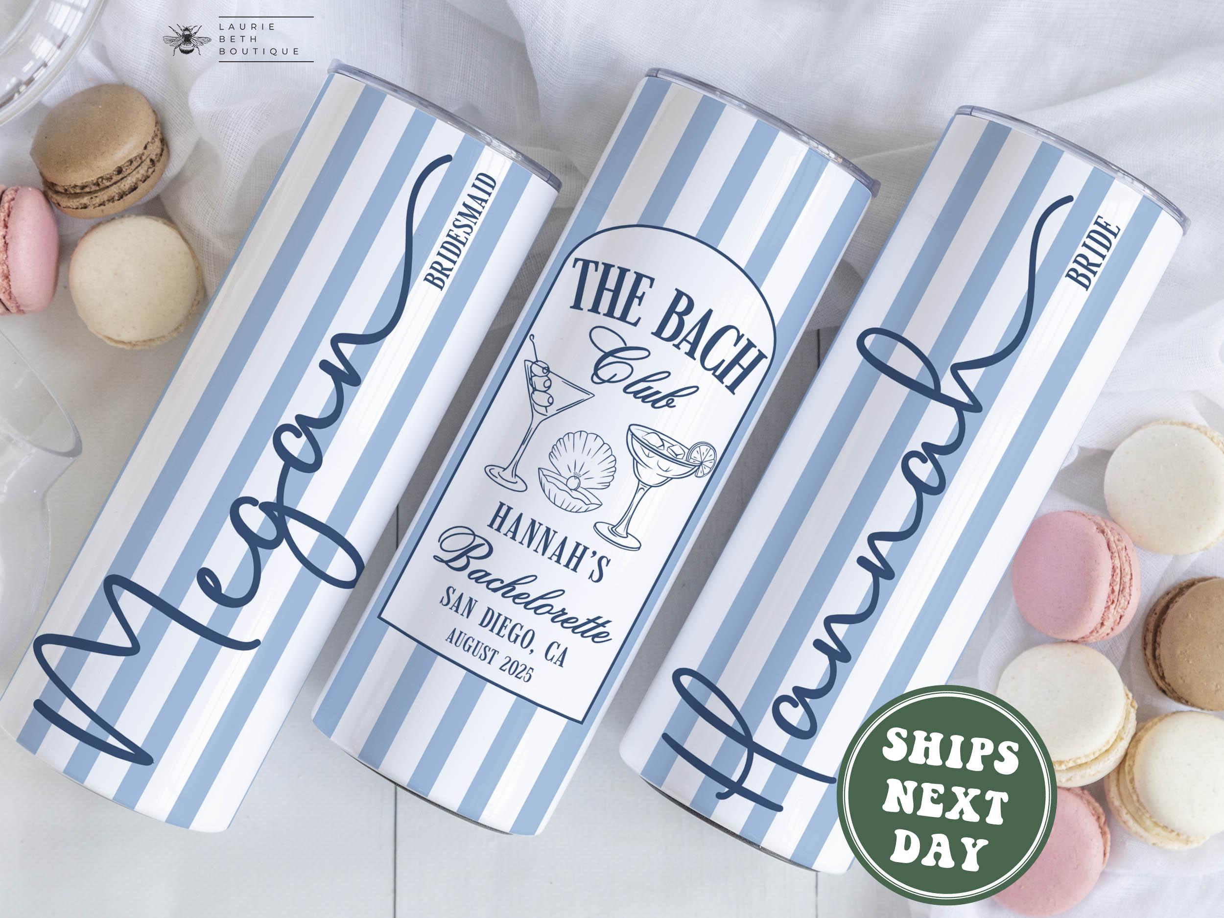 Custom Bridesmaid Tumbler Bachelorette Party Matching Tumbler for Bridesmaids The Bach Club Bridesmaid Cups Matching Bridesmaid Tumblers