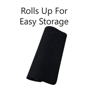 May include: A black mouse pad that rolls up for easy storage.