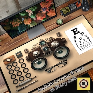 Optometry Office Decor Optometrist Mouse Pad Eye Doctor Desk Decor Gift for Ophthalmologist Optician Gifts