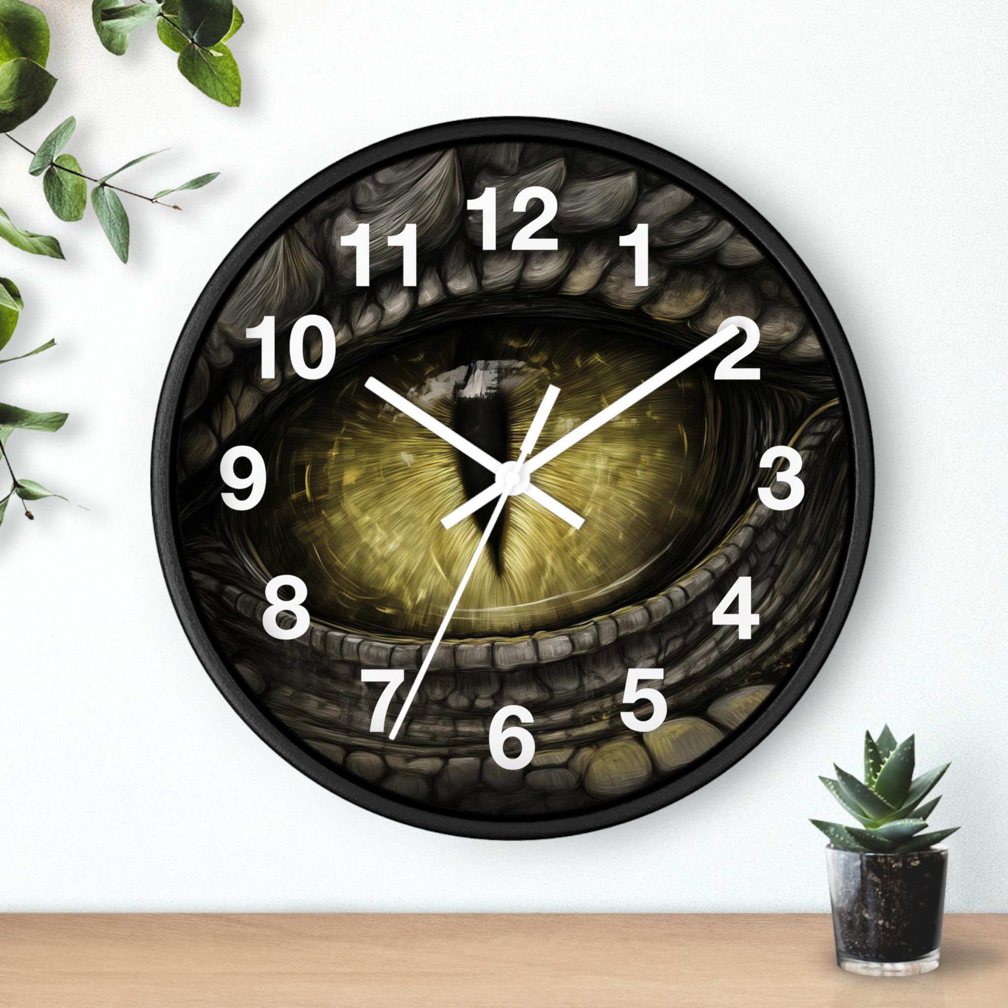 Fantasy Dragon Eye Wall Clock - 10