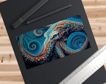 Dazzling Octopus Bumper Sticker, Octopus Car Decor, Octopus Sticker, Durable Vinyl Sticker, Outdoor Sticker
