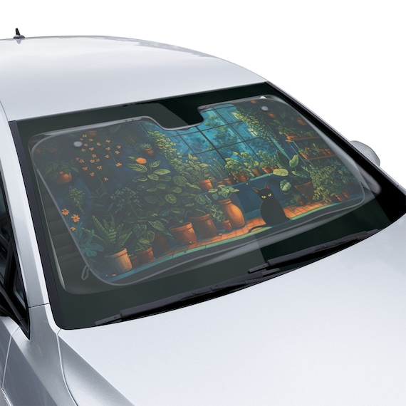 Yorkie Car Sun Shade - Black Yorkie Car Sun Shade - Black