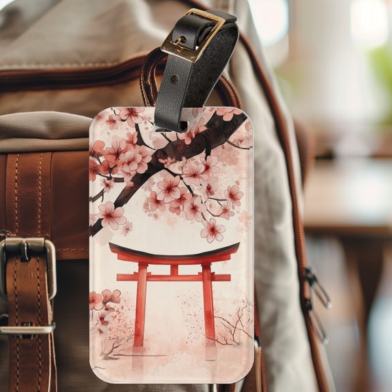 Cute Backpack or Luggage Tag for Her - Pink Bag Tag Featuring Pink