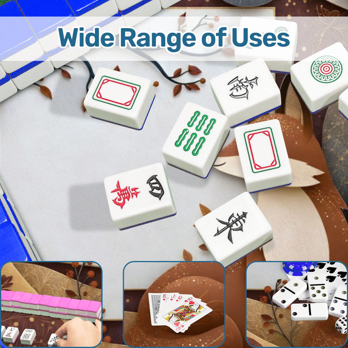 Fox Mahjong Mat — Japanese Kitsune Autumn Forest Game Mat | Rust