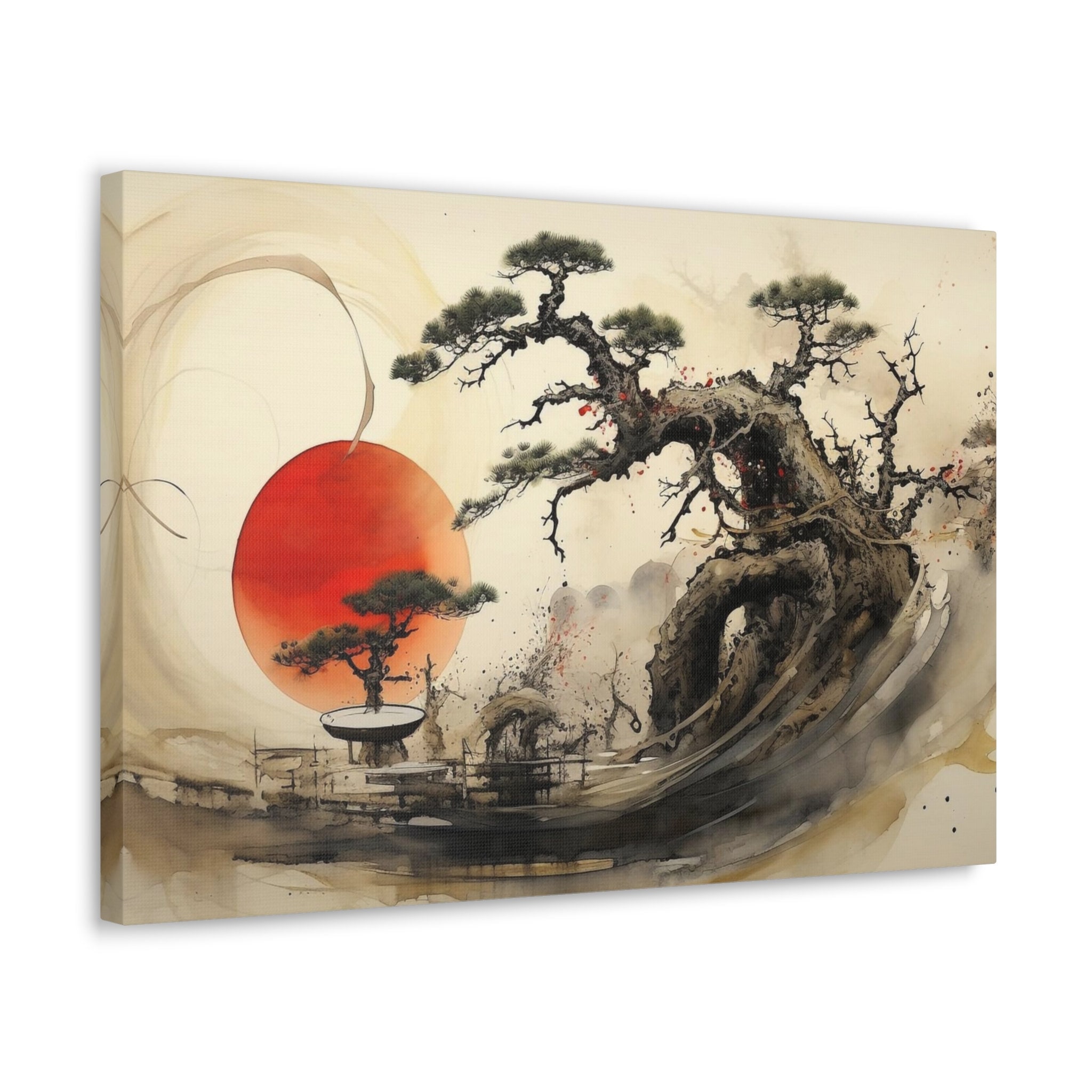 入江観、『草原の樹』、希少画集より、状態良好、新品木製額・額装付 森本草介、【田園】、希少な額装用画集より、新品額装付、状態