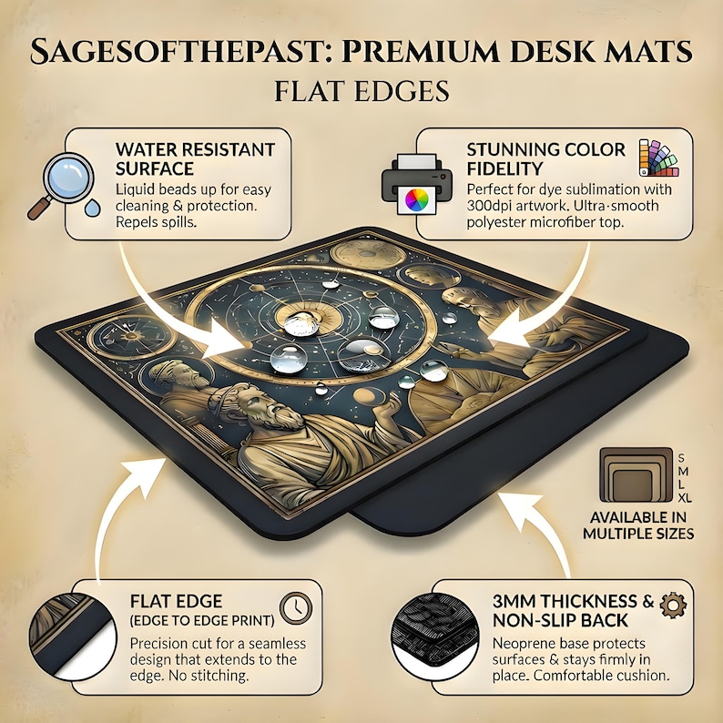 The Physics of Cats Desk Mat Mousepad XL - Science Teacher or Cat Lover Gift - Physics Desk Decor image 16
