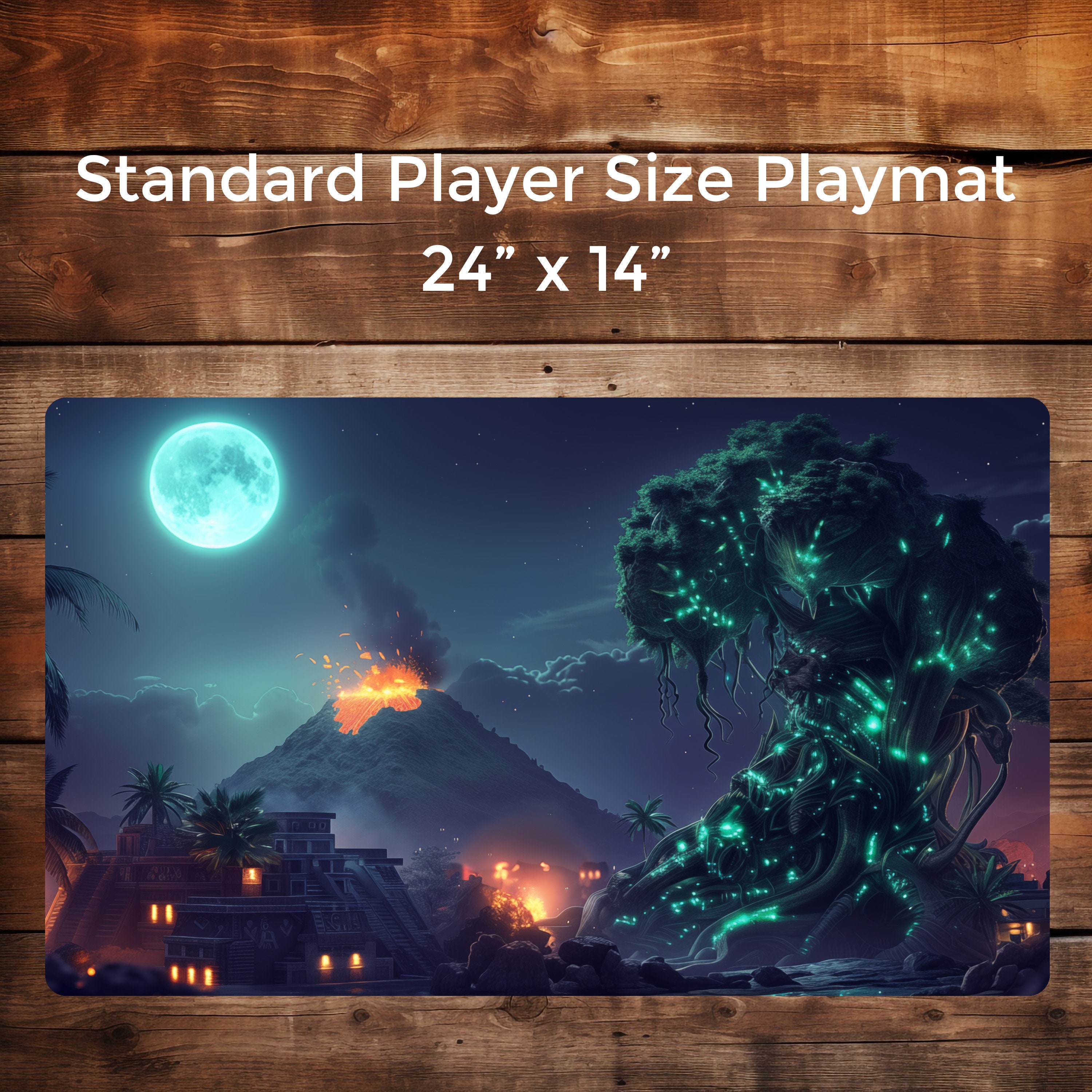 Aztec Regeneration Custom 24x14 Playmat