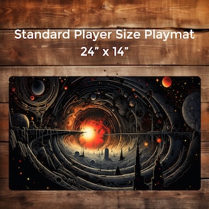End Of Time Apocalypse - 24"X14" Custom Table Top Gaming Playmat , Playmat