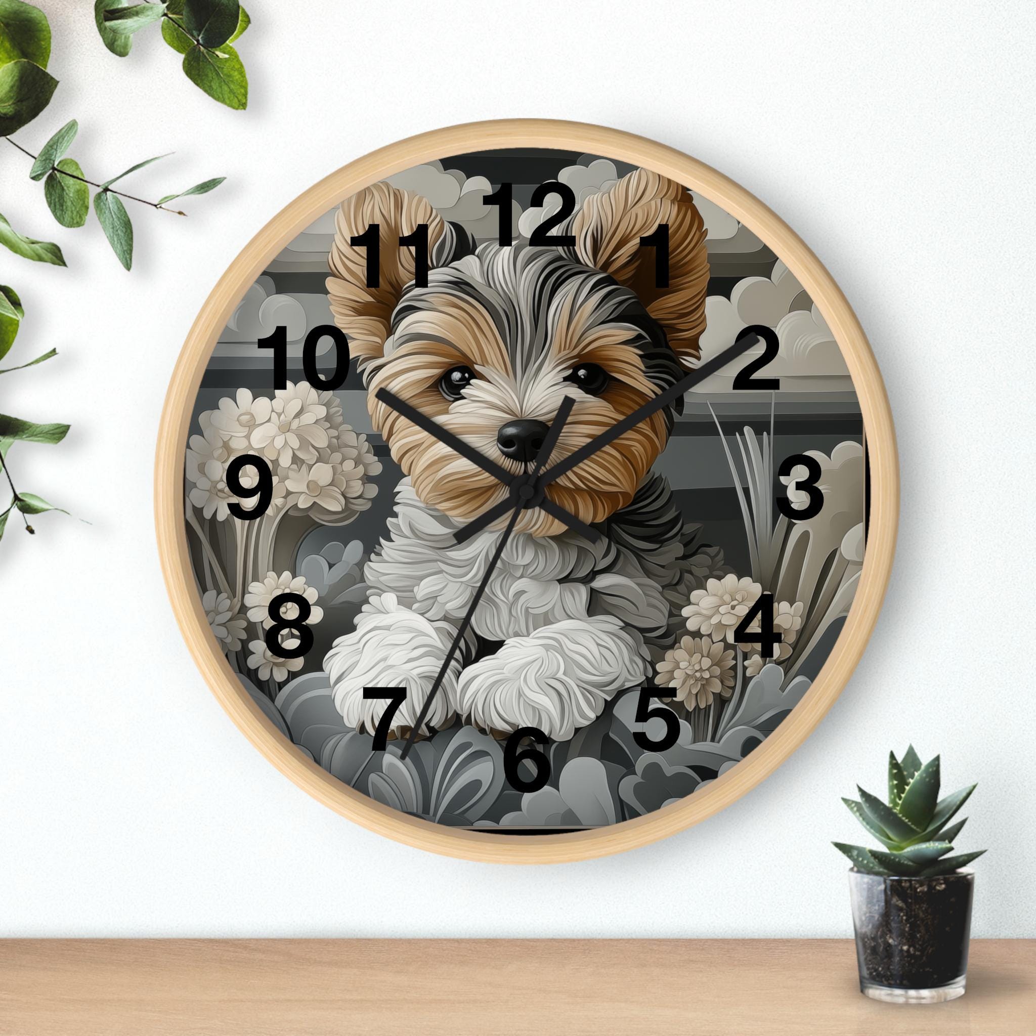 Yorkshire Terrier Clock Yorkshire Terrier Clock