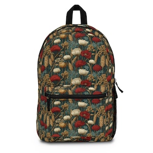 Medieval Autumn Wheat Field - Cute Backpack for Back to School or Work Travel Essentials - Gift for Her