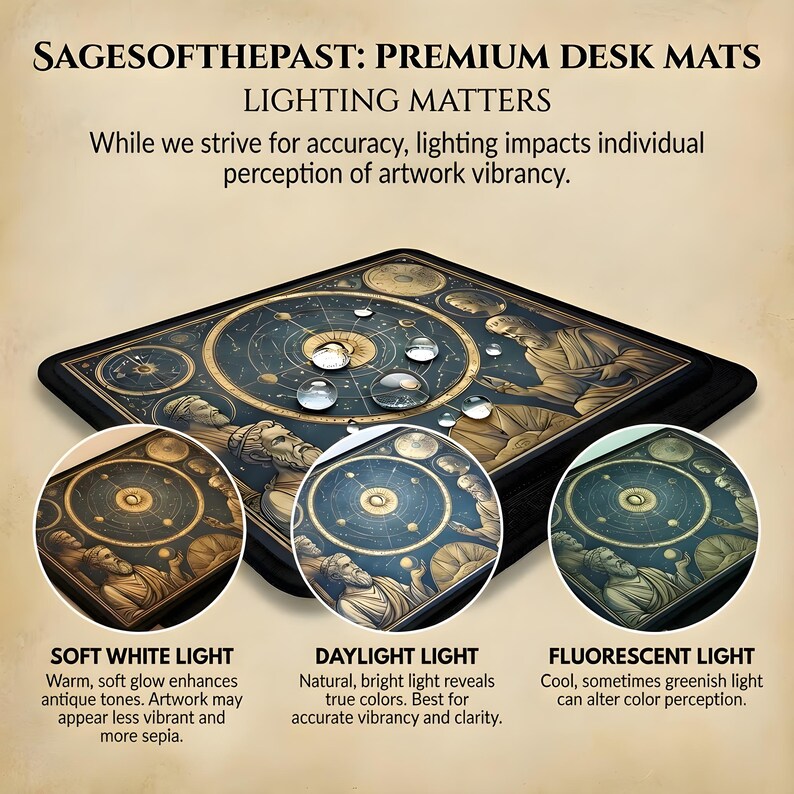 Enchanted Caverns Desk Mat Mousepad, Mystic Desk Decor, Magical Mouse Pad, Mood Calming Keyboard Mat, Computer Desk Pad image 14