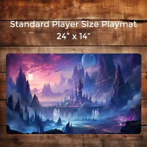 Astral Spire Isle - 24 x 14 inch gaming-speelmat op tafelblad, speelmat
