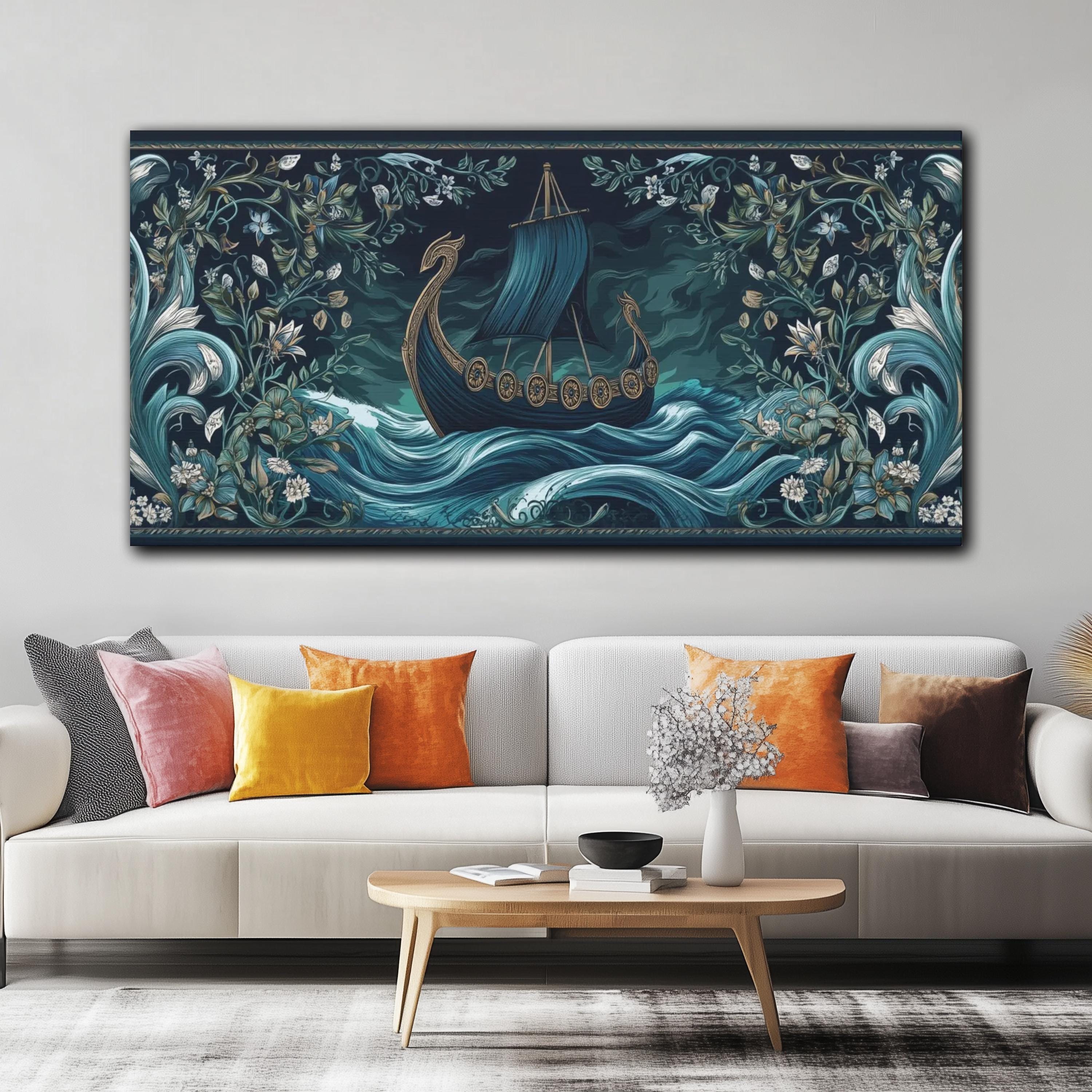 Fantasy Viking Voyage Art Print