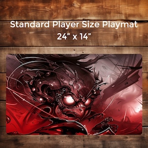 Fiery Talon Meltdown - 24x14&quot; Custom Playmat, Table Top Playmat for Gamers, DND or Others