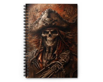 Diario personal de Fantasy Pirate, cuaderno de bocetos, cuaderno personalizado, encargado de la lista de compras, regalos escolares