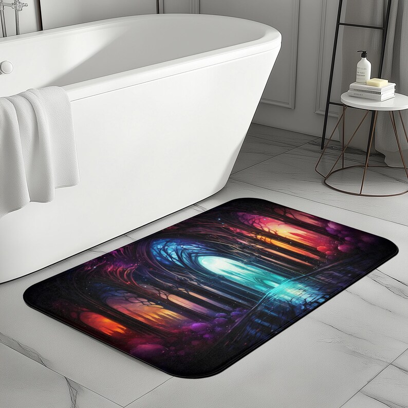 Vibrant Gothic Arches Floor Mat - Thumbnail 2