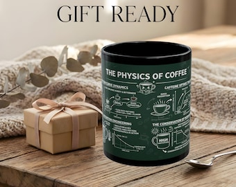 The Physics of Coffee  - Black Ceramic 11oz/15oz