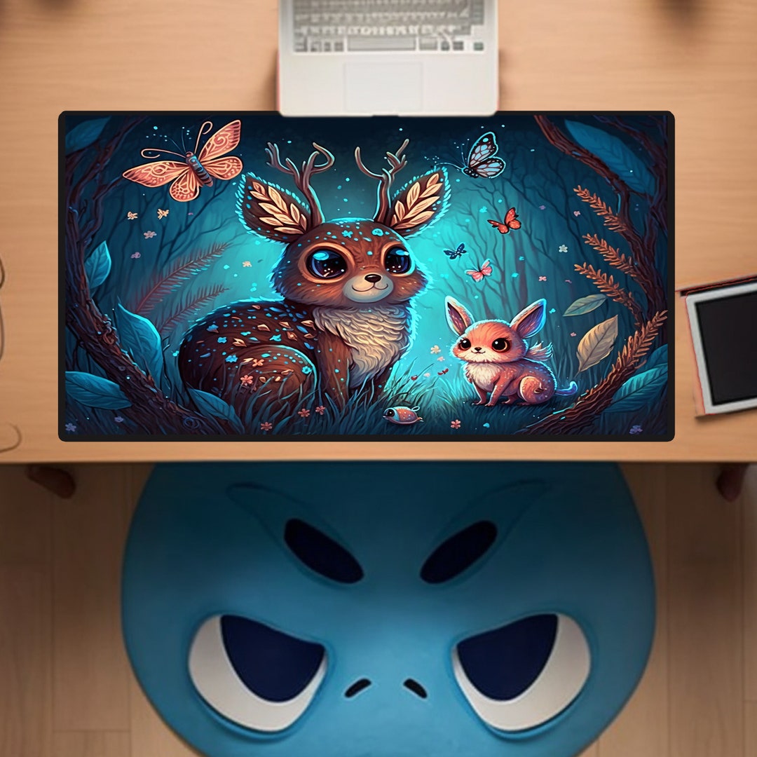 Cute Kids Deskmat Kawaii Desk Mat Kids Desk Mat Childs Desk Etsy