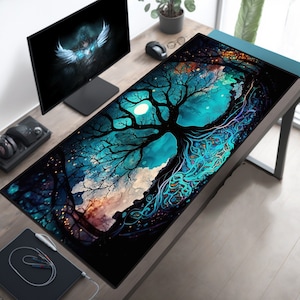 Gothic Wonders Goth Desk Mat, Gothic Mouse Pad, big gaming mouse pad xxl, Cute Track Pad, Aesthetic Desk Pad, XL Deskmat, Oversized Deskpad