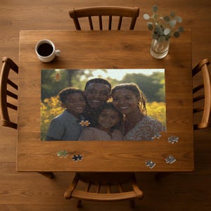 Personalized Photo Puzzle - Your Custom Puzzle - 120, 252, 500-Piece Custom Photo Jigsaw, Gift for Wedding or Adoption