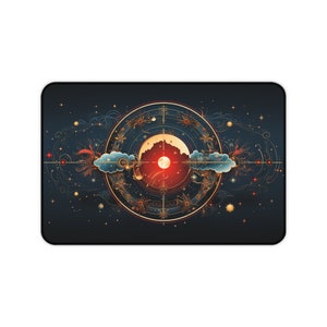 Himmlische Schreibtischmatte, Großes Mauspad, XL Mousepad, Gaming Mauspad, Gaming Schreibtischmatte, Astrologie Schreibtischmatte, Astrologie Mousepad Bild 6