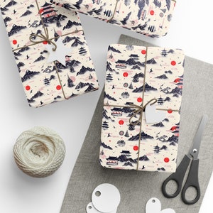 Japan Wrapping Paper, Japanese Traditional Art, Gift Paper, Japan Gift Wrap
