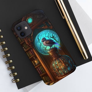 Dark Academia, Custodia per iPhone Fantasy Library, Custodia per iPhone 14 13 12 11 Pro Max Custodia Goth per iPhone 13 12 Mini, Custodia magica incantata per iPhone