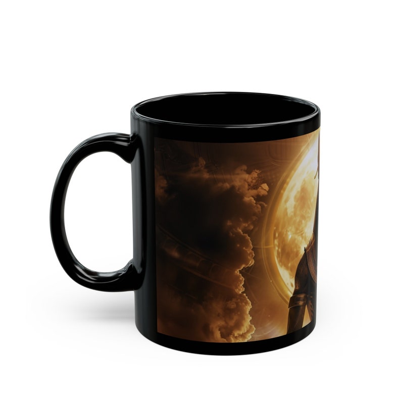 Ancient Egyptian Mythology Mug, Ancient Egypt Mug, Anubis Coffee Cup, Gift for Egypt Lover, Egypt Gifts, 11oz or 15oz Ceramic Mug image 3