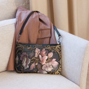 Ornate Mystic Floral Crossbody Bag