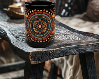 Aztec Lovers Gift, Aztec gifts, Aztec Pattern Mug, Aztec Coffee Mug, Aztec Mug, Aztec Cup, Aztec Pattern Mug