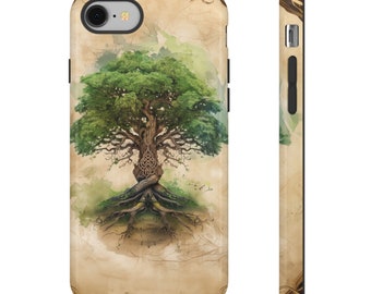 Fantasy Celtic Tree Art Cellphone Case - Gamer Phone Case for iPhone, Galaxy and Pixel Models