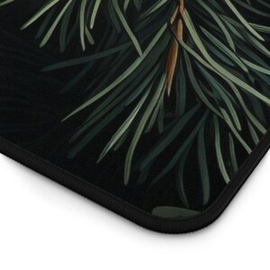 Computer Desk Mat, Western Botanical Mousepad, Green Mouse Pad, Nature Desk Pad, Gaming Mousepad XL, Aesthetic Desk Decor, Cute Office image 5