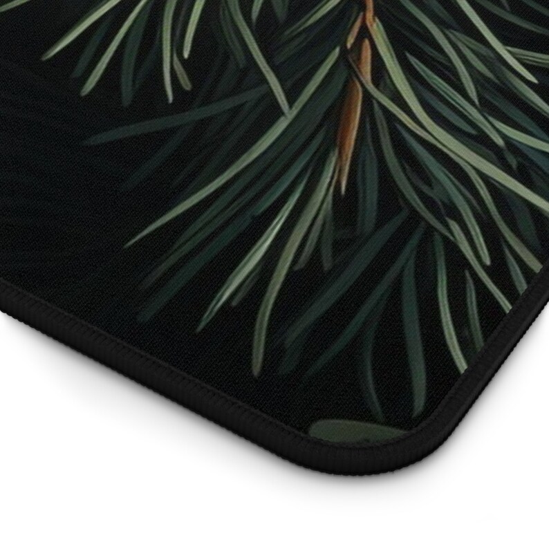 Computer Desk Mat, Western Botanical Mousepad, Green Mouse Pad, Nature Desk Pad, Gaming Mousepad XL, Aesthetic Desk Decor, Cute Office image 5