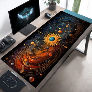 Celestial Gaming, Celestial Game Mat,   Playmat , Celestial Desk Mat, Celestial Mousepad, Large Mouse Pad, XL Deskmat