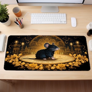 Fancy Rat Mouse Pad Desk Mat