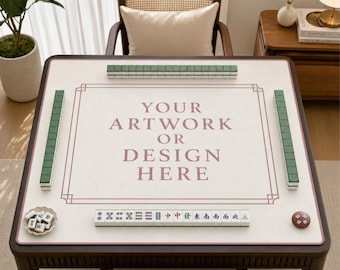 Custom Mahjong Mat | Your Design or Mine | Personalized Mahjong Mat with Your Photo Art or Concept | Made to Order