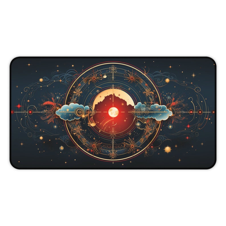 Himmlische Schreibtischmatte, Großes Mauspad, XL Mousepad, Gaming Mauspad, Gaming Schreibtischmatte, Astrologie Schreibtischmatte, Astrologie Mousepad Bild 7