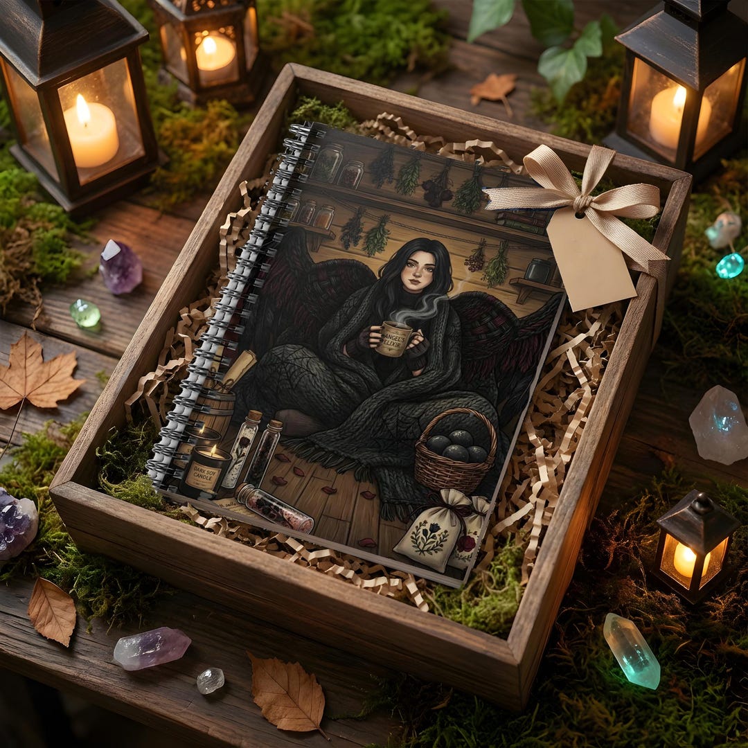 Cozy Goth Notebook or Personal Journal / Diary - Etsy