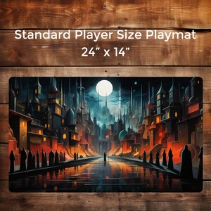 Midnight Passage - 24"X14" Custom Table Top Gaming Playmat ,   Playmat